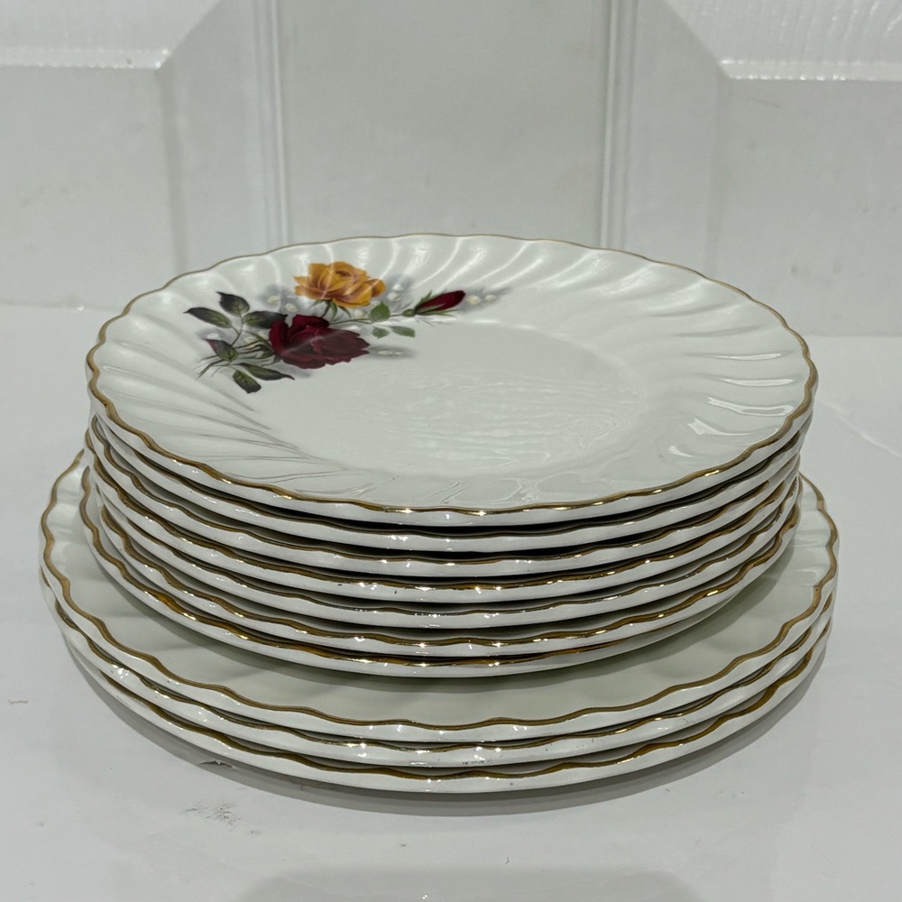 Vintage Myott Ironstone Ware Made in England Bread/Cake Plates